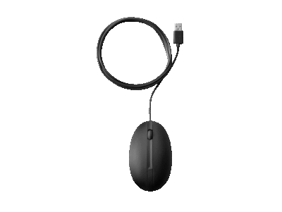 HP Wired Desktop 320M Mouse - Image 1