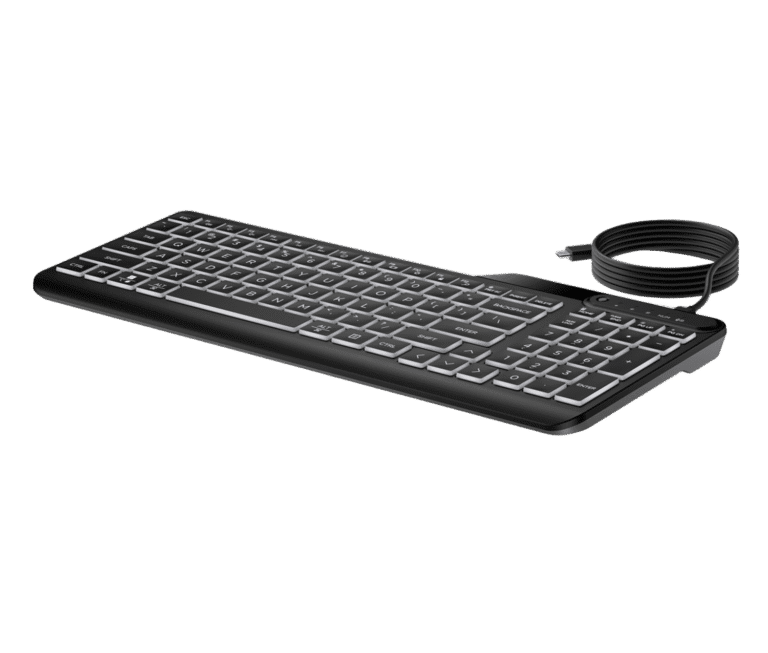 HP 400 Backlit Wired Keyboard thumbnail 2