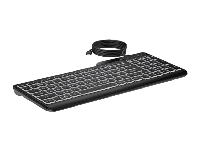 HP 400 Backlit Wired Keyboard thumbnail 6