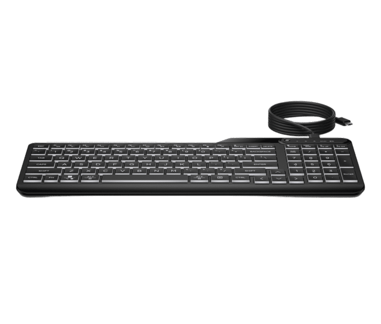 HP 400 Backlit Wired Keyboard thumbnail 5