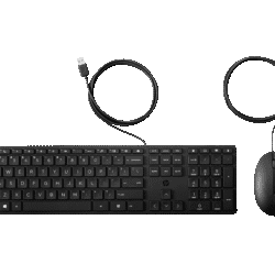 HP Wired Desktop 320MK Mouse and Keyboard - Image 1
