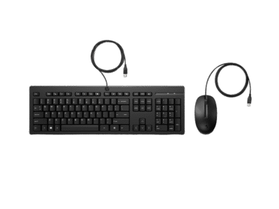 HP 225 Wired Mouse and Keyboard Combo - Image 1