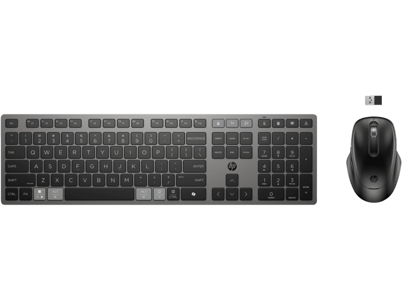 HP 725 Multi-Device Rechargeable Wireless Keyboard and Mouse Combo - Image 1